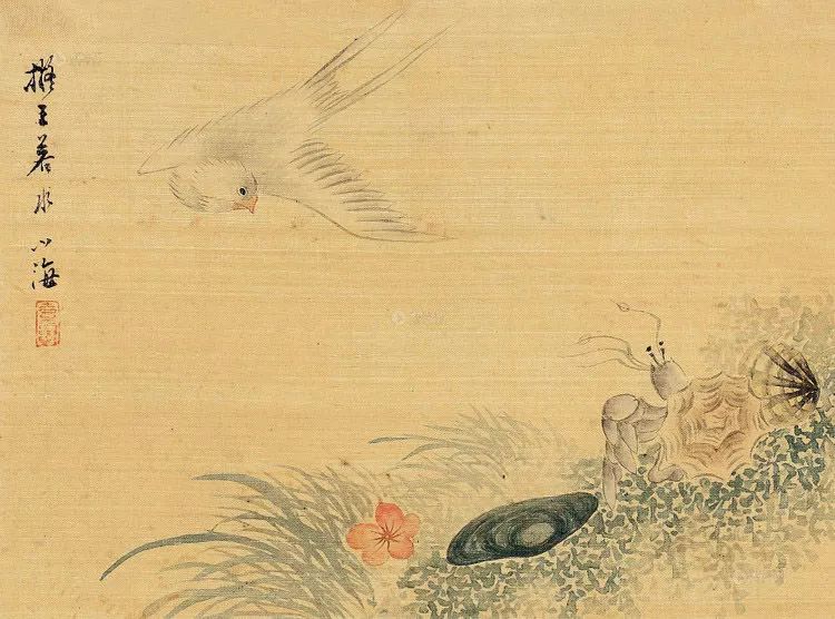 清代花鸟鱼虫画,清代国画名家花鸟鱼虫