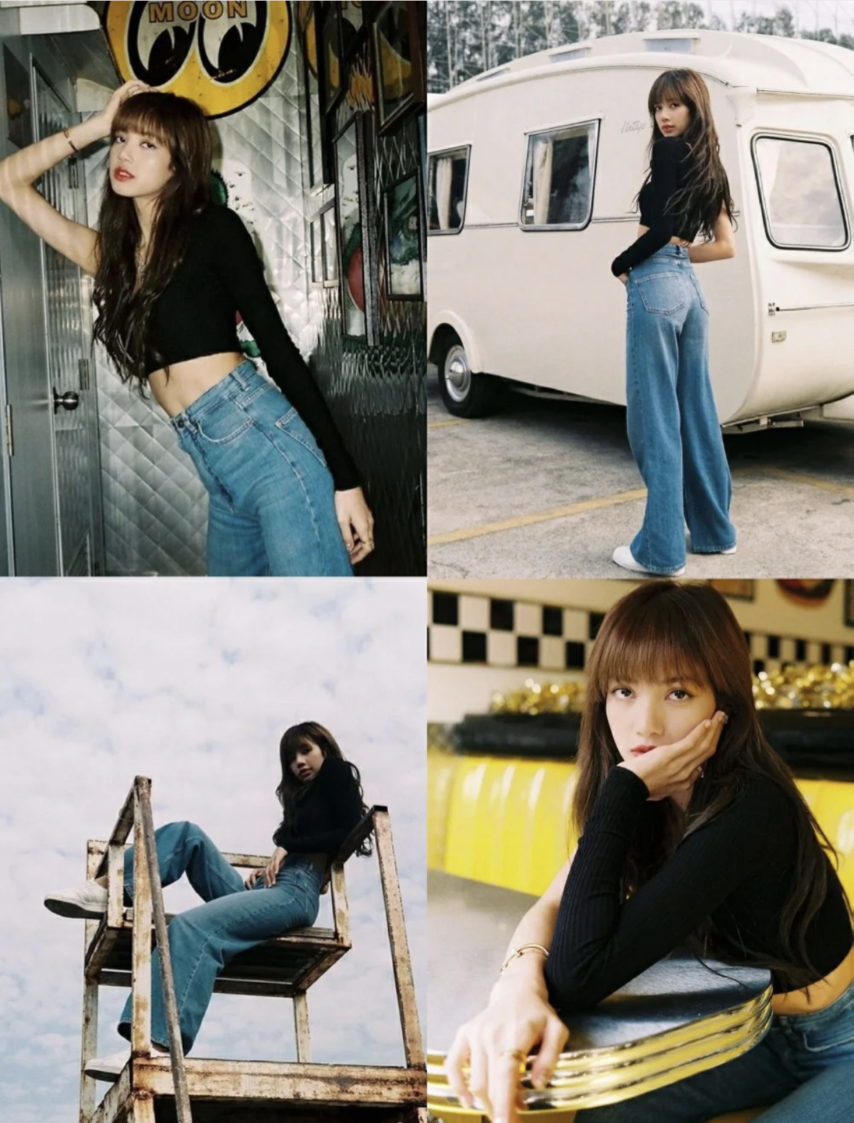 夏日甜酷风万能公式！Lisa张子枫现身示范，普通人也能完美驾驭