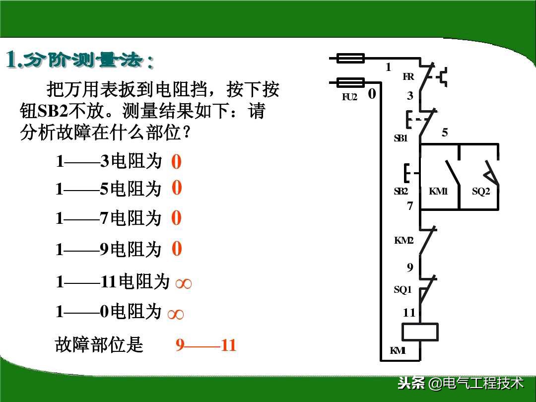 怎么快速排查电路故障？电阻法一步步教你，学电工会查故障很重要