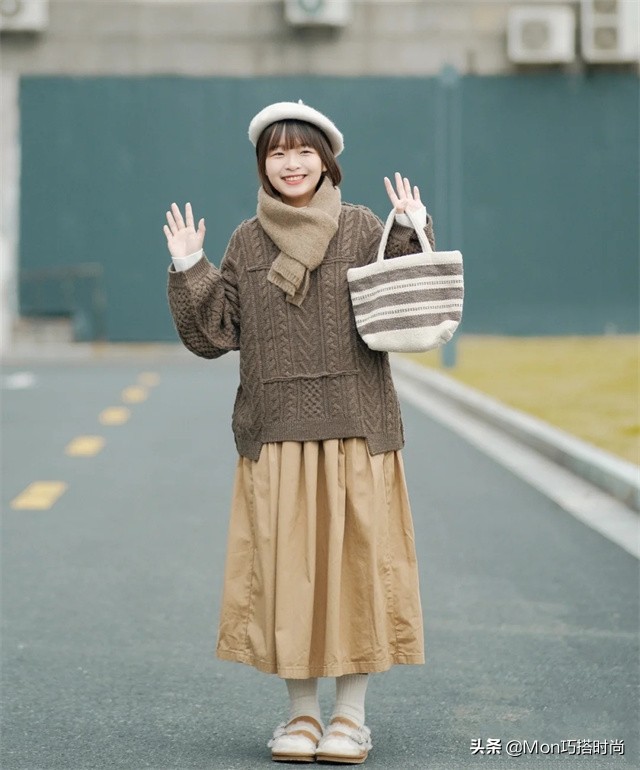 冬天露腿露脚踝穿搭,冬日不露腿穿搭氛围感