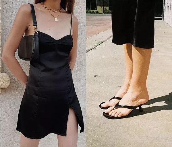 吊带连衣裙外搭小开衫,红色吊带连衣裙外搭