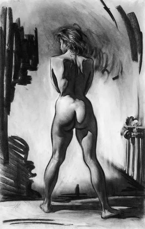 素描画得最好的画家,画家画的各种素描与画像太像了