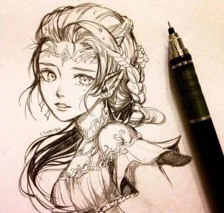 动漫线稿大全,动漫线稿分享