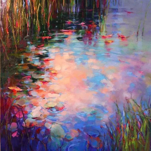 三个画家笔下的雪景,三位油画家的风景画