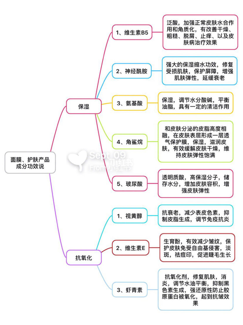 女生必须知道的护肤成分表,女生必须知道的护肤成分
