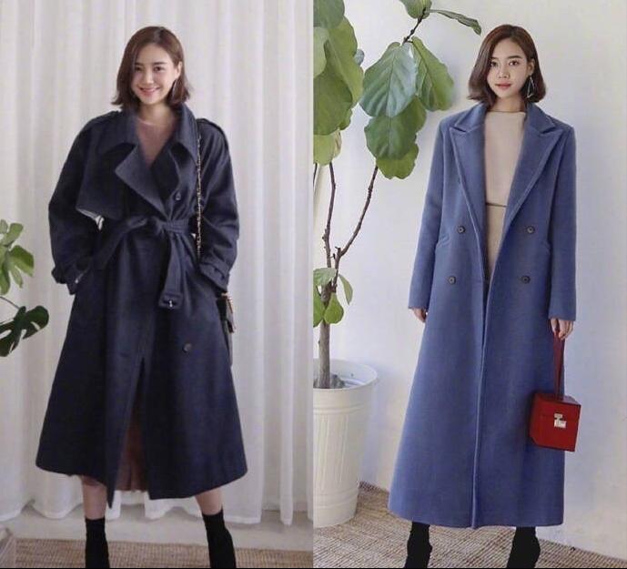 毛呢大衣显瘦高个子a字版型,h型毛呢大衣显瘦吗