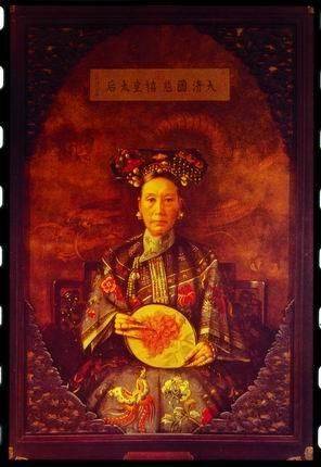 慈禧历史画像复原图,图说历史慈禧