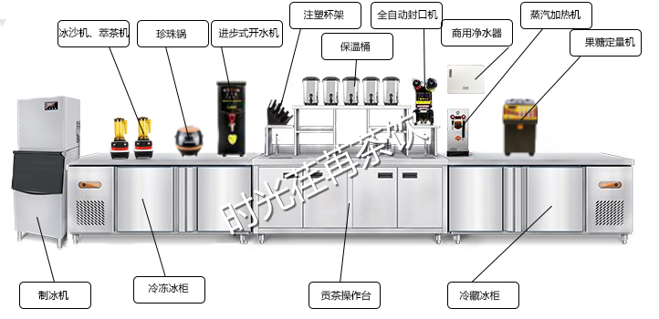 开奶茶店所需要的设备,开奶茶店主要设备要哪些