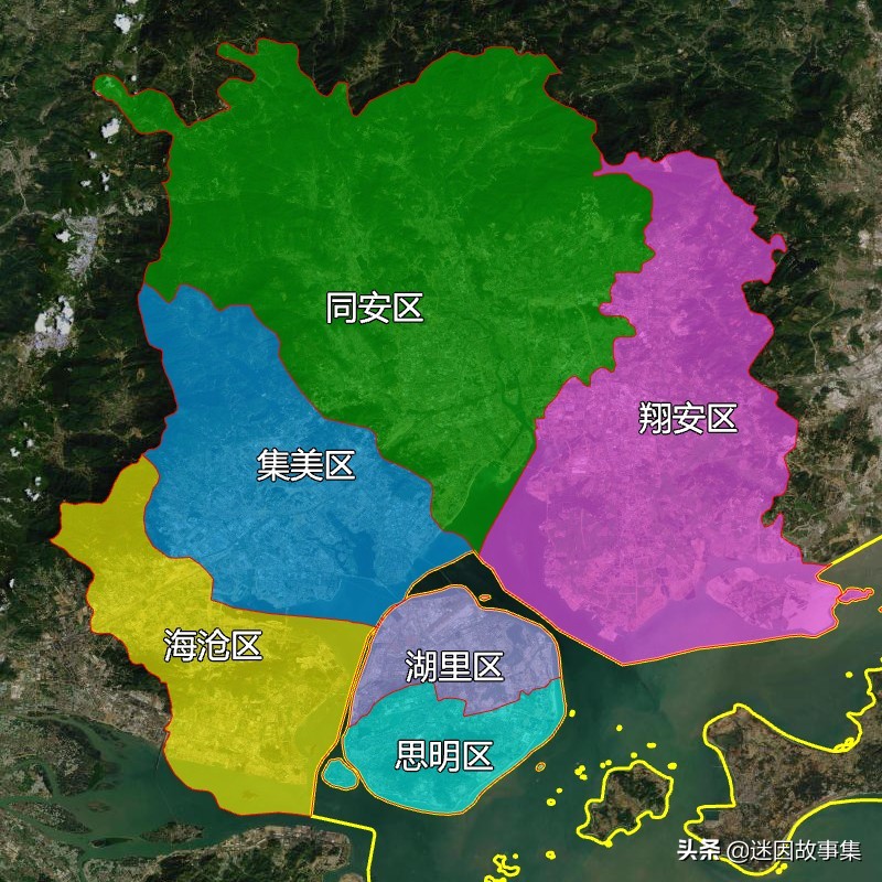 福建省厦门市地形图,厦门政区图高清全图