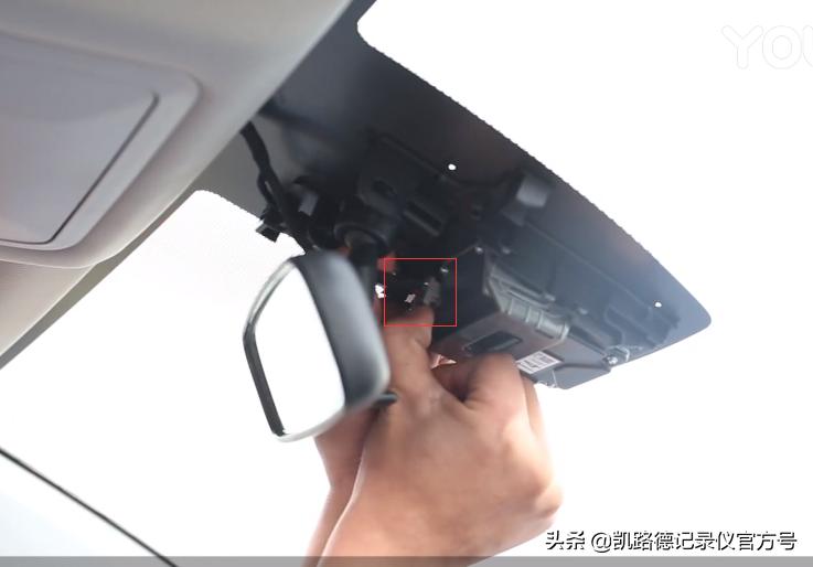 全新丰田威兰达/荣放专用行车记录仪，原厂模具免走线安装高清图