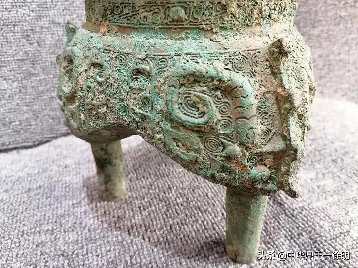 如意云纹鼎,重环纹垂鳞纹鼎