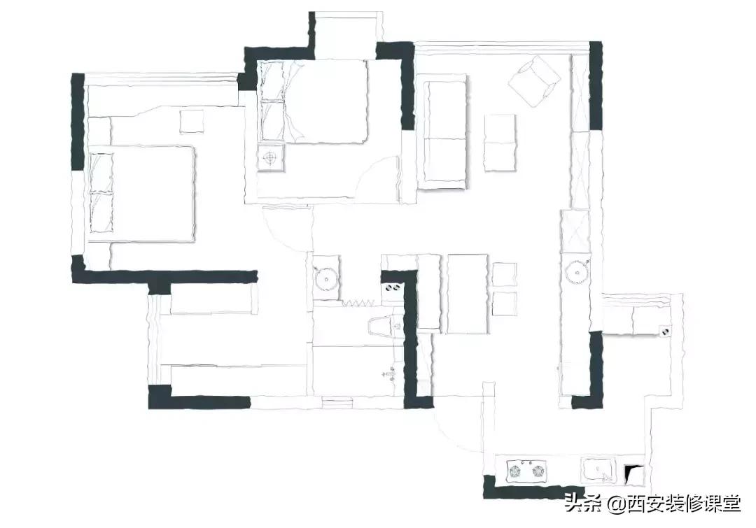 小套间装修风格,套间装修设计图纸大全