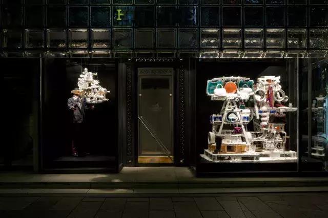 2016年成都爱马仕橱窗,爱马仕东京银座橱窗设计