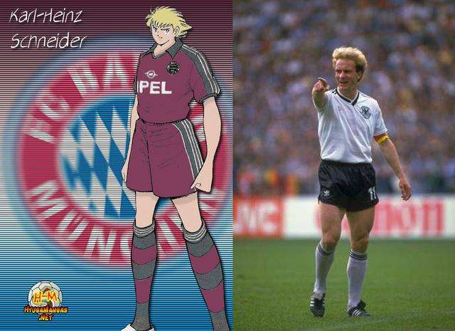 足球小将与梅西,和梅西类似的球员