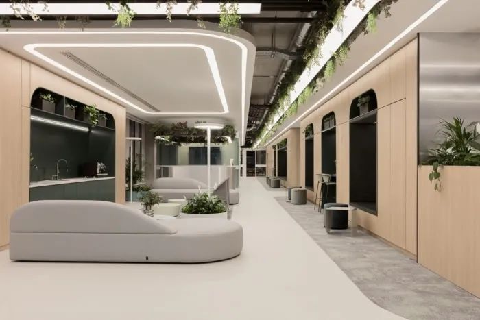 个性化高端办公空间设计200平方米,新型商业办公空间设计表现方法