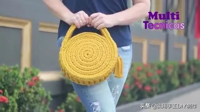 各种圆包包的钩织教程,多种漂亮包包的钩织图解