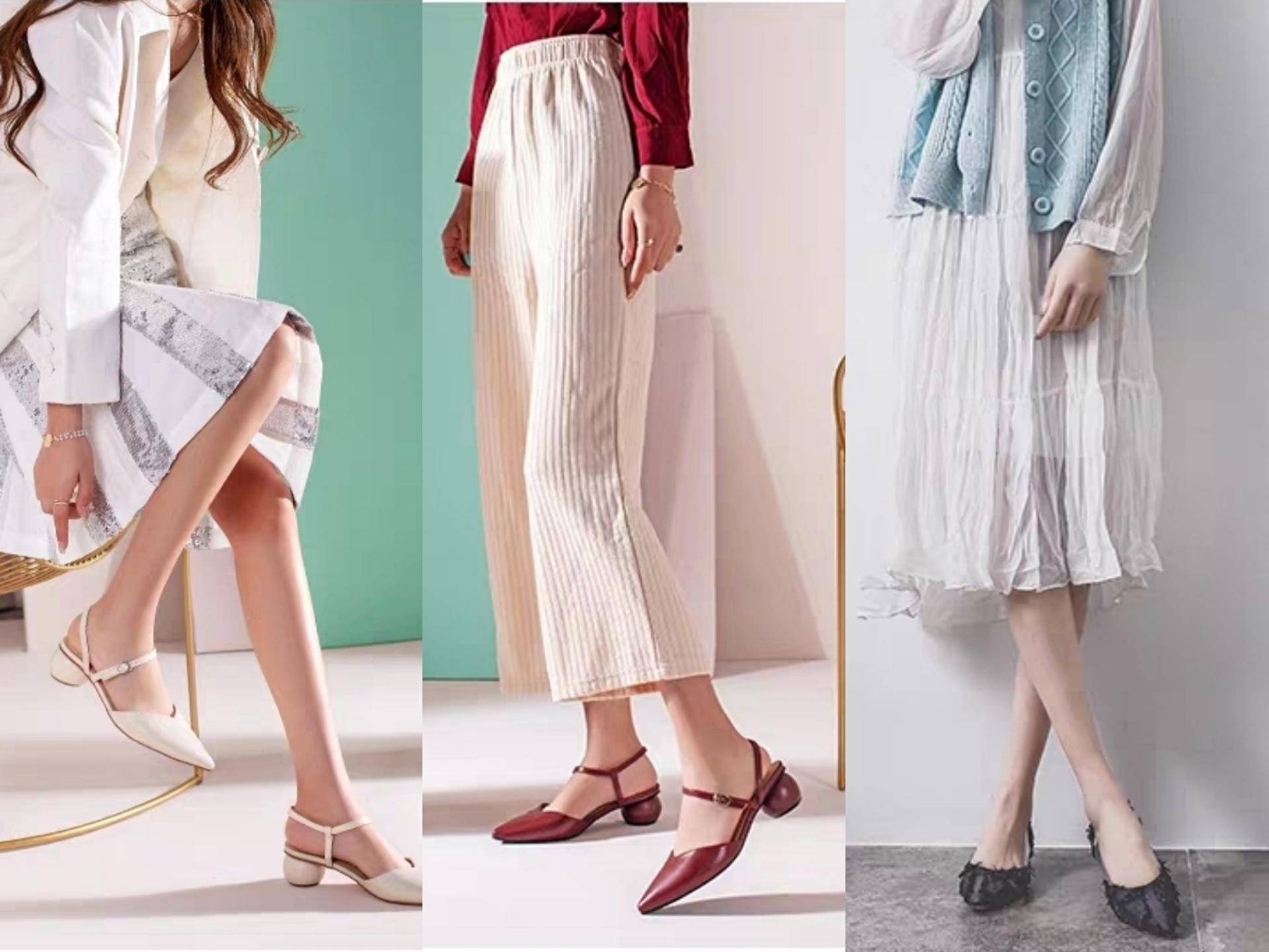 平底鞋百搭高级感,平底鞋怎么穿比较好看