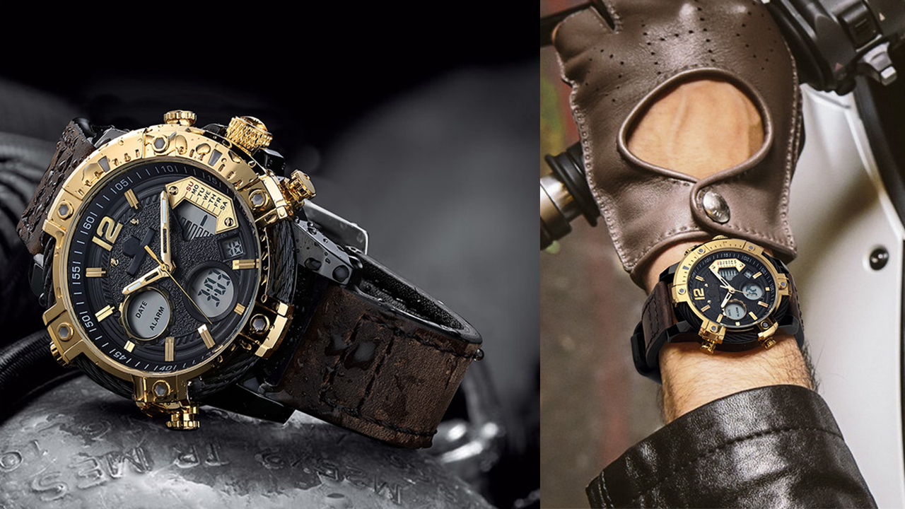 工业风腕表,工业设计硬朗元素