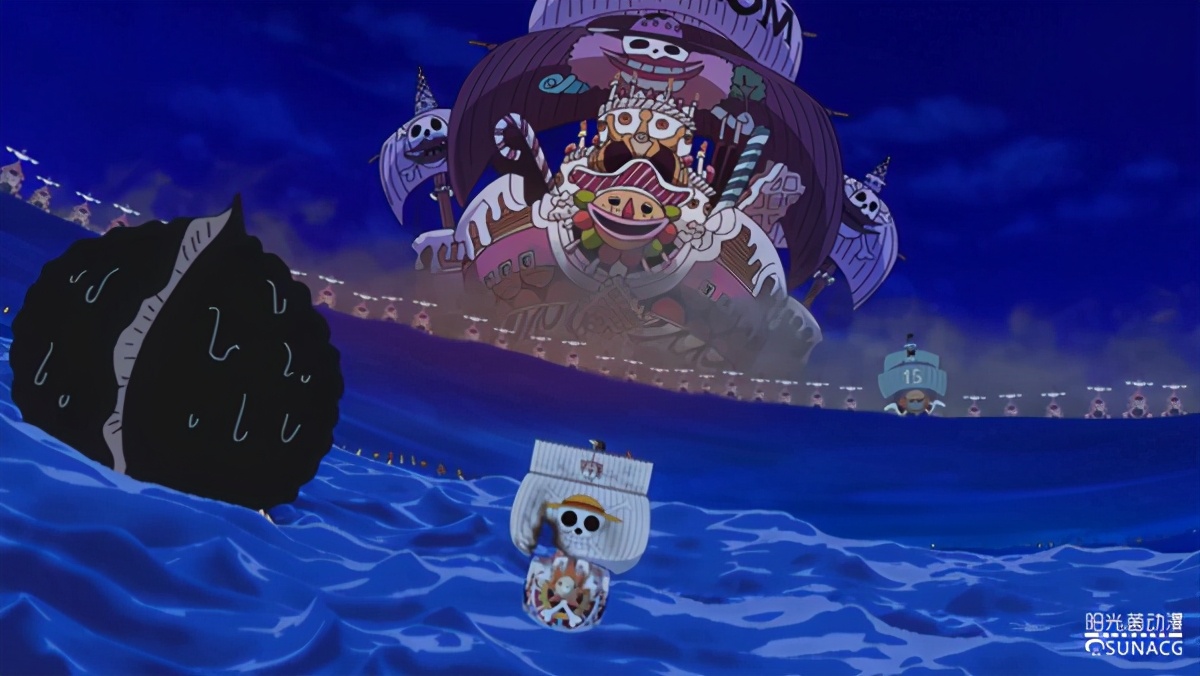 海贼王万里阳光号上有人物吗,草帽团海贼王豪宅