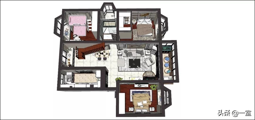 su别墅模型库合集,大师su模型