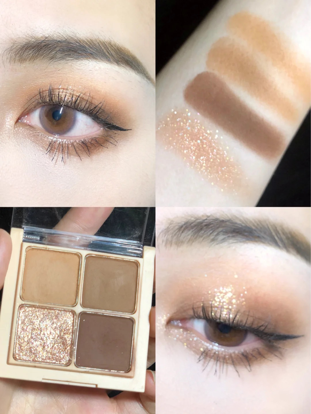 肿眼泡眼影推荐女生,肿眼泡单眼皮大地色系眼影