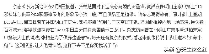 锋菲恋和锋芝恋真实情况,回顾张柏芝和谢霆锋的爱恨情仇