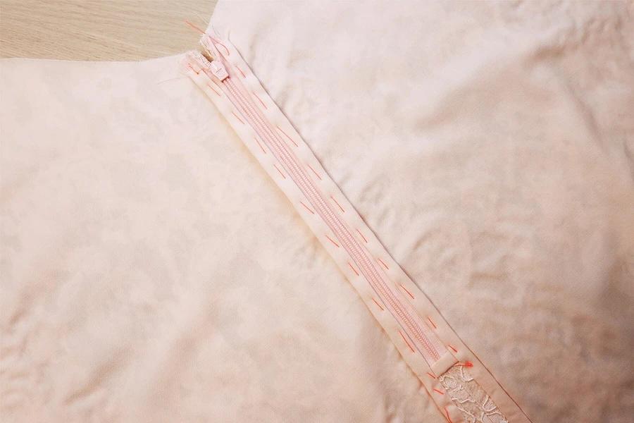 短款包臀裙裁剪缝制教程,包裙开叉缝制方法图解