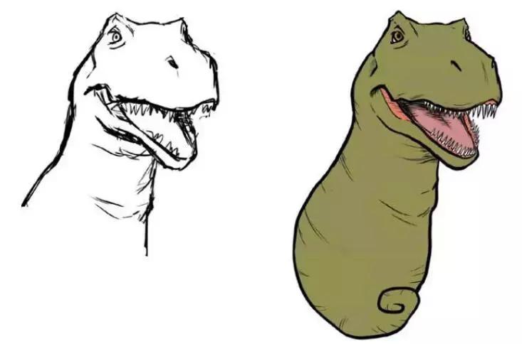 动物园里的大象变成了小企鹅?这位画家会魔法吧