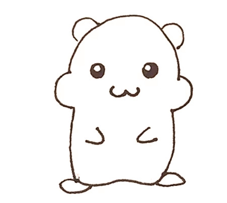 儿童画画怎么画小仓鼠呢,仓鼠的笼子怎么画最简单画法