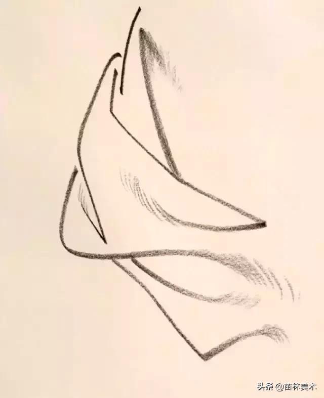 各种衣褶画法,衣褶不会上色