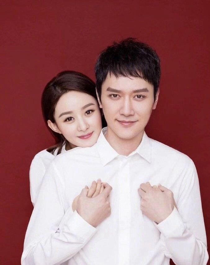 赵丽颖和朱一龙站一起,赵丽颖官宣怀孕评论