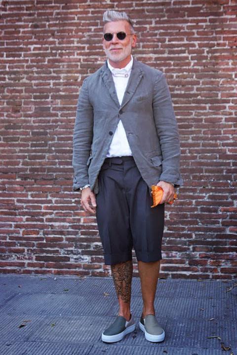 梨形身材高腰中腿裤,爸爸裤子直筒小个子