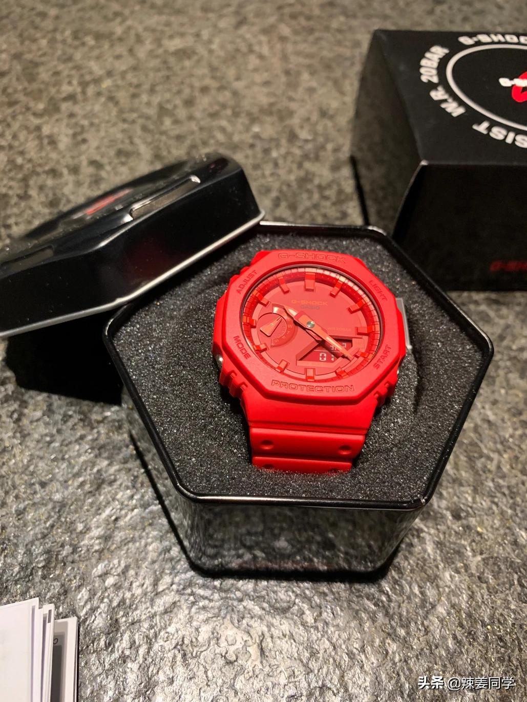 卡西欧皇家橡树纯黑款,卡西欧皇家橡树红色