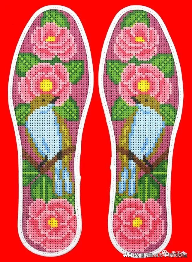 纯手工格子鞋垫图案大全,鞋垫的图案图解大全