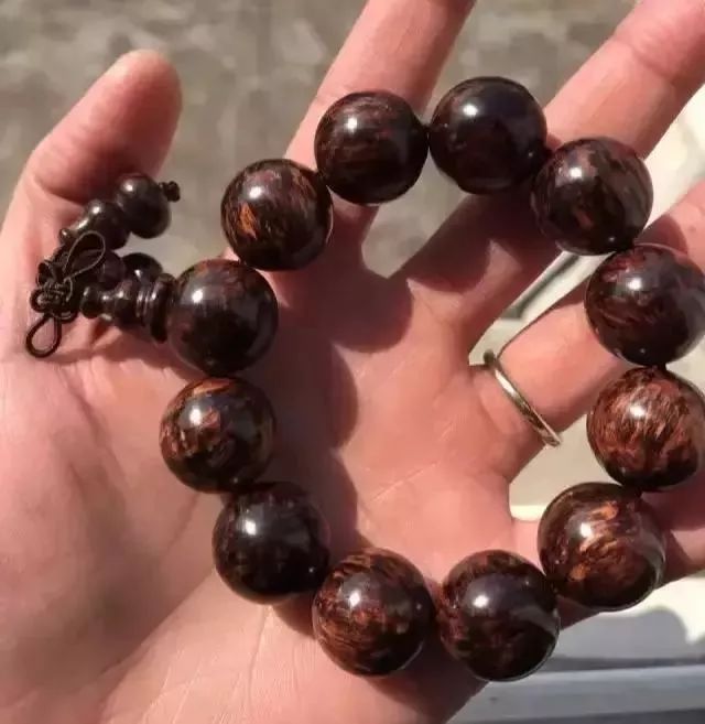 文玩包浆木串,文玩手串怎样快速包浆