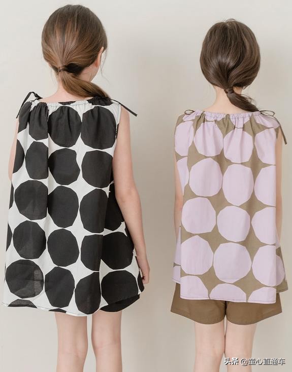 韩系童装春季连衣裙,韩版中大童裙子