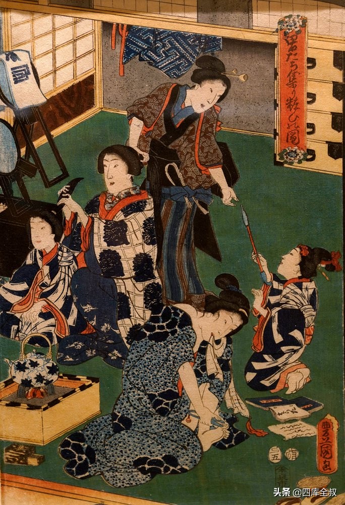 日本江户时代上层社会的冠饰风格,18世纪日本江户盛行配饰