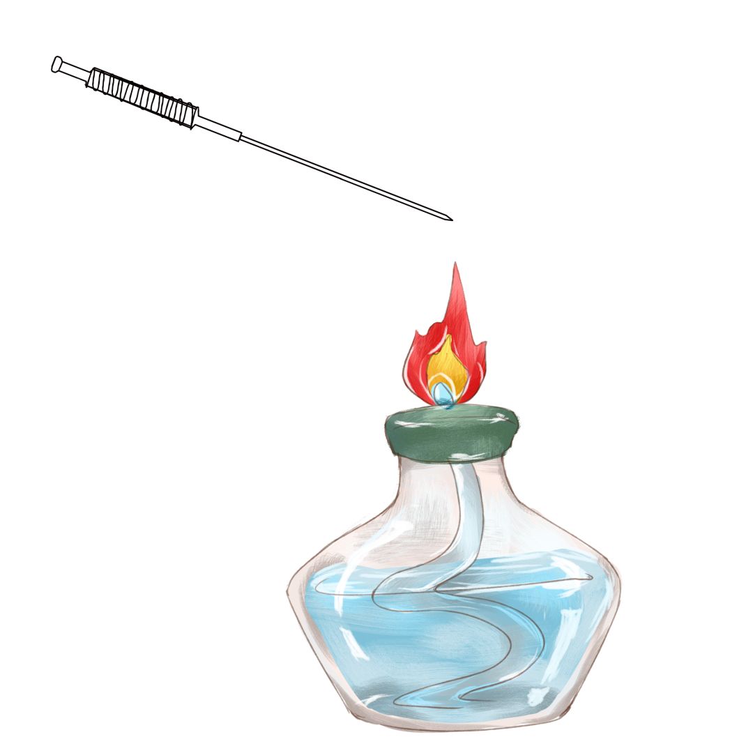 中医火针疗法教学视频,火针操作手法