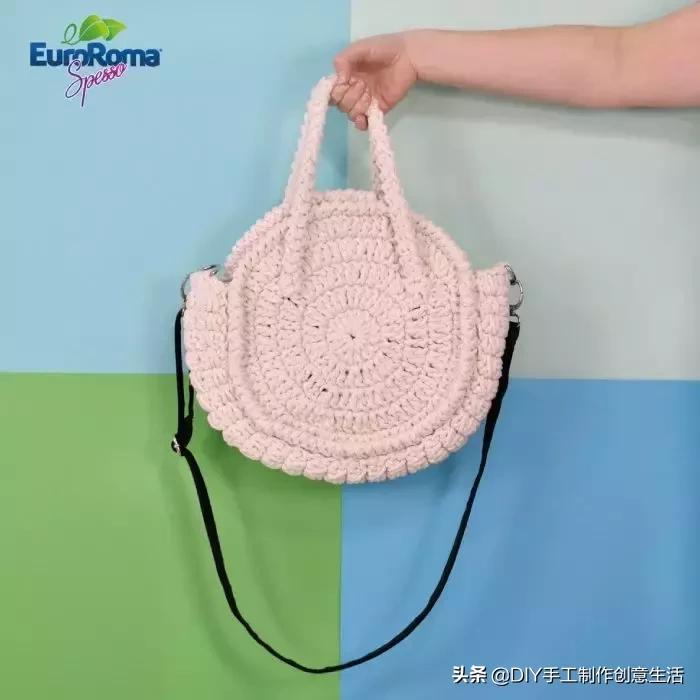 简单易学的编织包包教程,教程手工编织包包夏天大容量