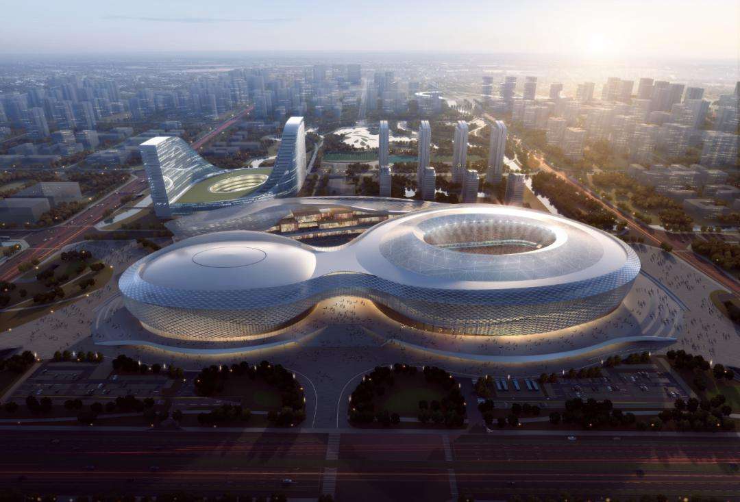 成都凤凰山体育公园设计讲解,凤凰山体育馆logo设计