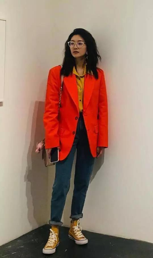 欧阳娜娜匡威穿搭冬季,欧阳娜娜匡威高帮搭配