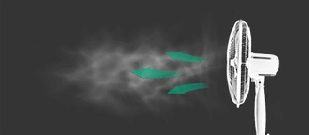 有个德国公司,把飞机引擎做成空气循环扇,全屋灌满自然风