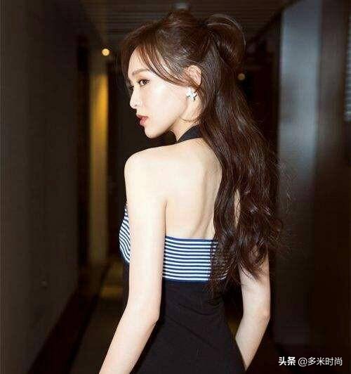 唐嫣和杨幂的发际线,杨幂额头高怎么弄刘海