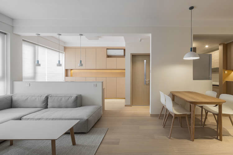 50-60平米小户型设计轻奢奶油风,能温暖人心的永远不是钱财和外貌