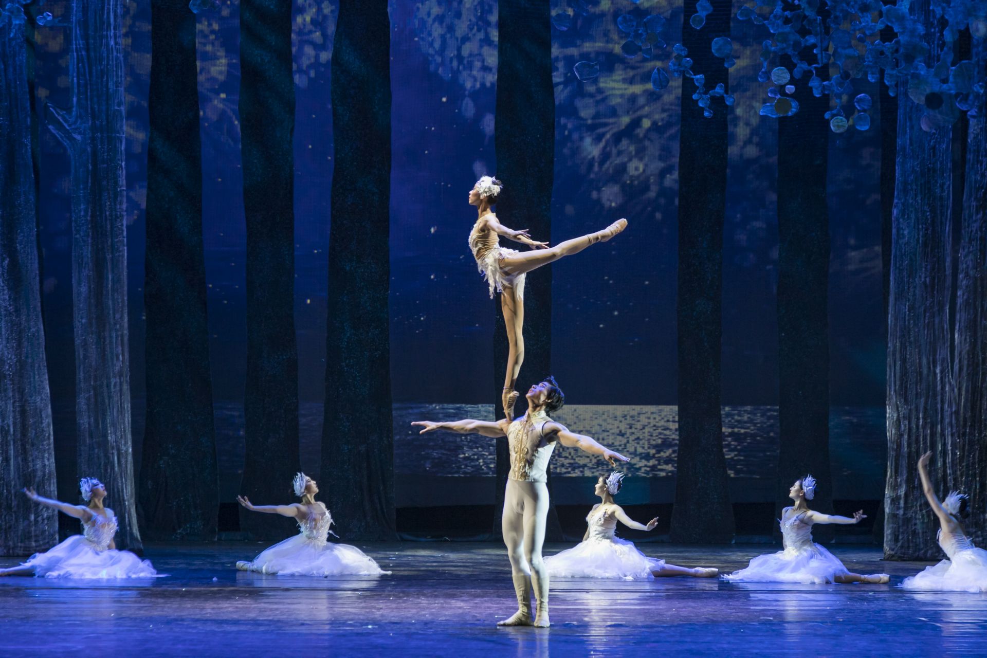 西安战旗杂技团天鹅湖,战士战旗杂技团天鹅湖