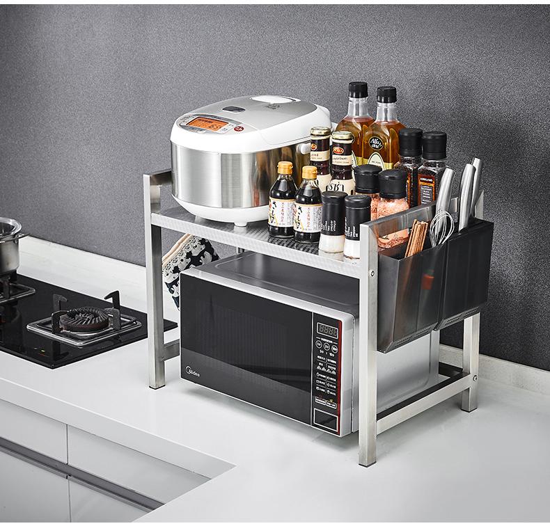 还在为清理厨房发愁吗,厨房收纳微波炉置物架落地多层