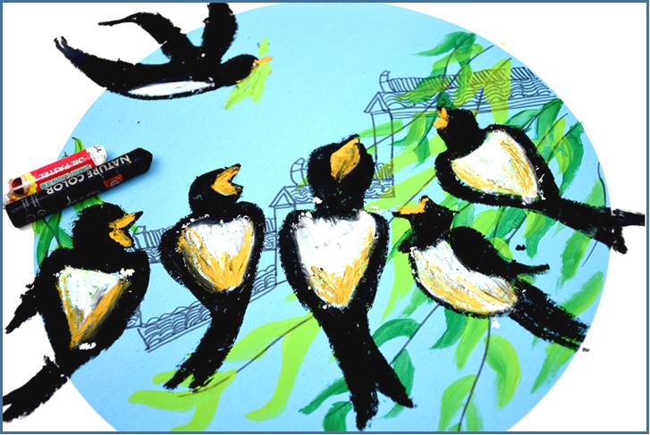 创意儿童画5-6岁油画棒,创意儿童画4-6岁油画棒