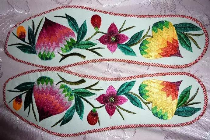 纯手工鞋垫又好学又简单又好看,简单的一针一线纯手工的鞋垫