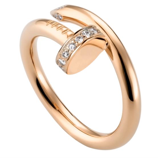 卡地亚钉子戒指是开口的吗,卡地亚不带钻钉子戒指价格