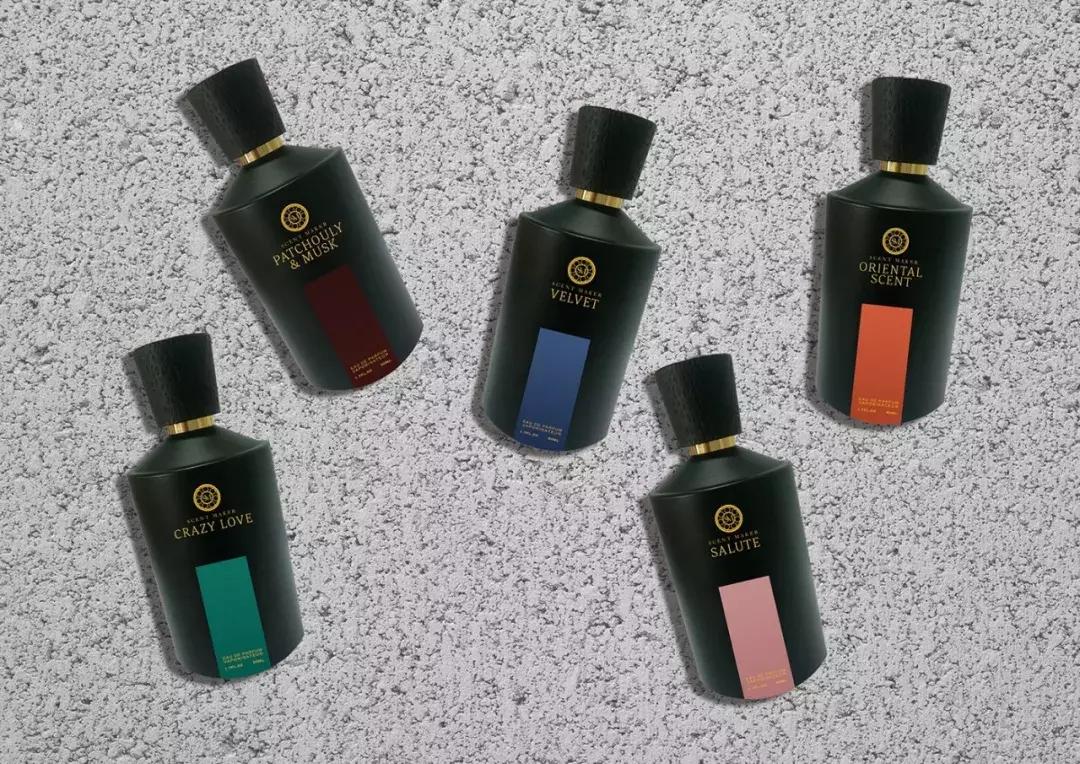 橙味香水包装设计,香水小众设计感包装